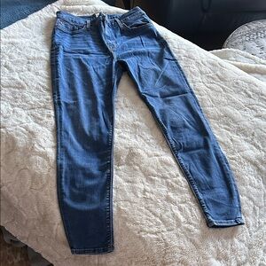 Hudson Blair Super Skinny  Blue Jeans Women's Denim